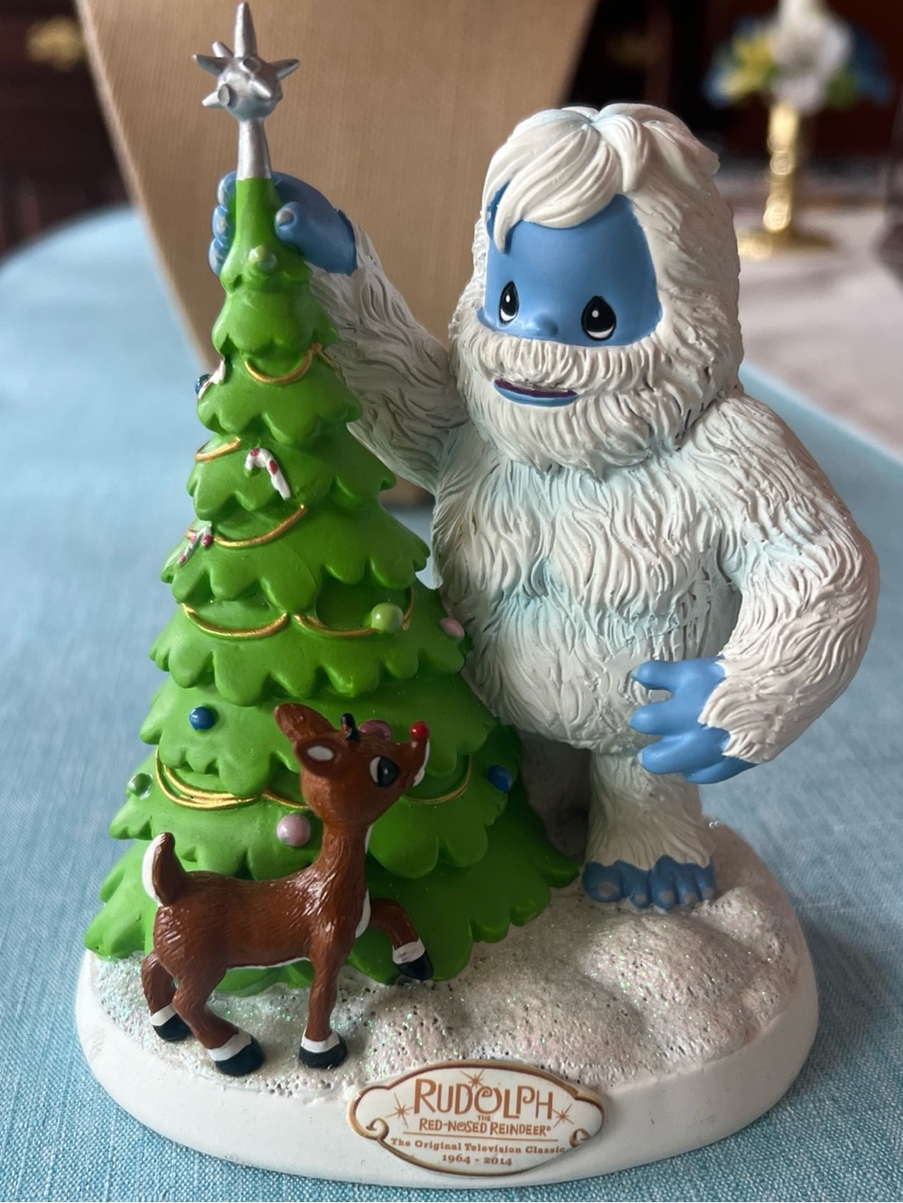 Precious Moments Rudolph’s”A Very Bumble Holiday” LE figurine AS IS
